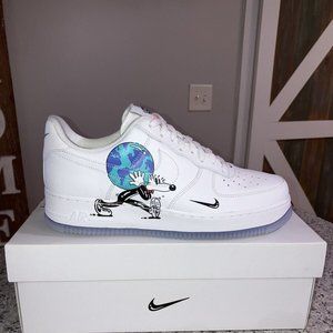 Size 9 - Nike Air Force 1 Low x Steven Harrington Earth Day